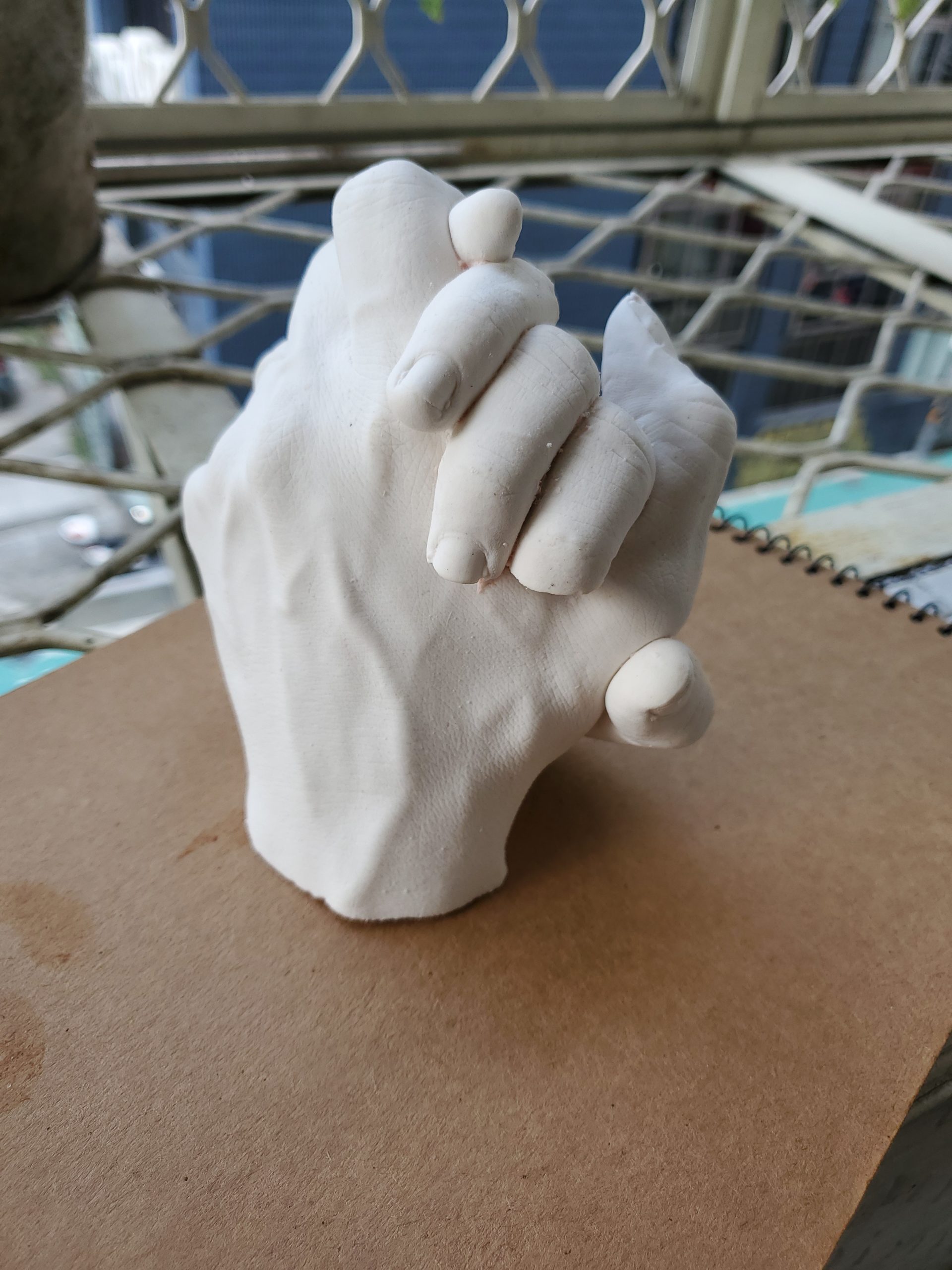 moulages de mains 3D maman enfant